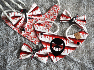 Hundeschleife - Katzenschleife - Messer - Dressed to kill