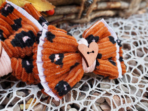 Hundeschleife - Katzenschleife - Cord - Leopard - Leo-Love