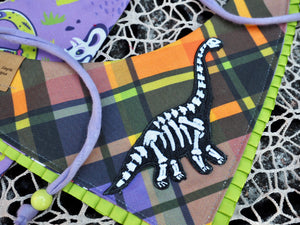 Hundehalstuch - Katzenhalstuch - Halloween - Deadly Dinosaurs