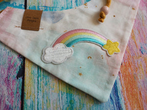 Katzenhalstuch - Katzenaccessoires - Regenbogen - Kittyblush