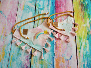 Katzenhalstuch - Katzenaccessoires - Regenbogen - Kittyblush