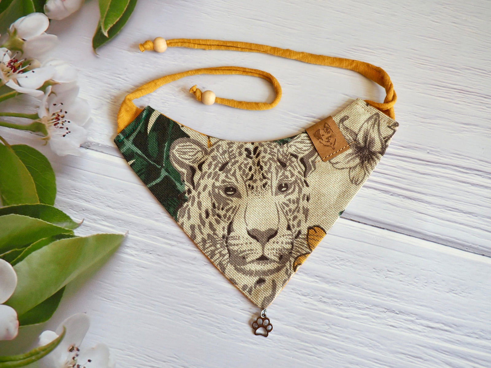 Katzenhalstuch - Katzenaccessoires - Leopard - On the Prowl