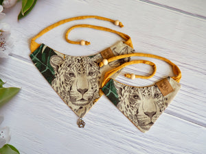 Katzenhalstuch - Katzenaccessoires - Leopard - On the Prowl