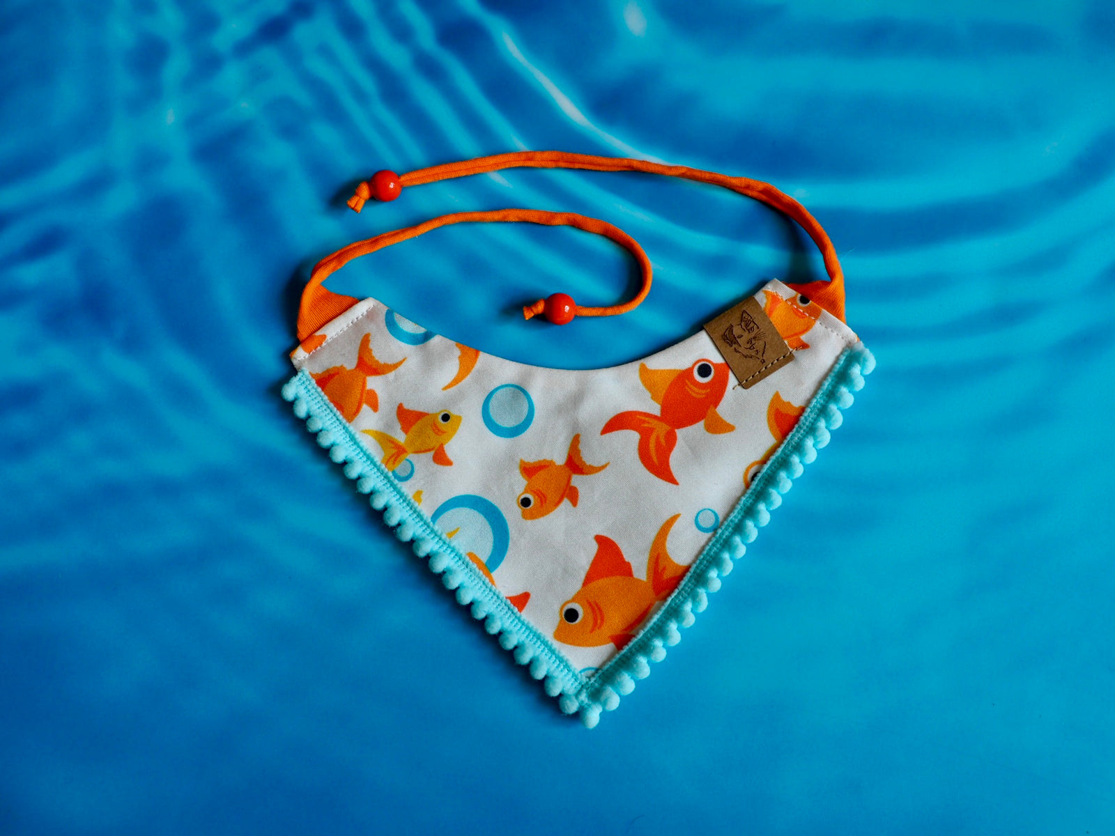Katzenhalstuch - Katzenaccessoires - Goldfisch - Bubble-Trouble