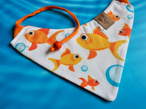 Katzenhalstuch - Katzenaccessoires - Goldfisch - Bubble-Trouble