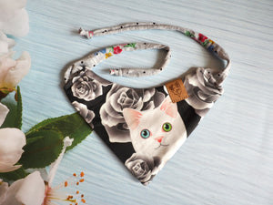 Katzenhalstuch - Katzenaccessoires - White Whiskers