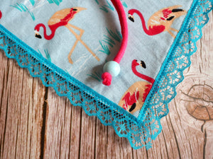 Katzenhalstuch - Katzenaccessoires - Flamingo - Flameowngo