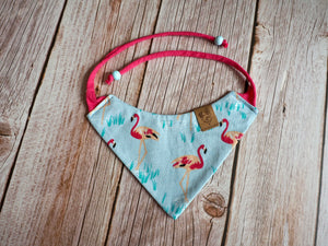 Katzenhalstuch - Katzenaccessoires - Flamingo - Flameowngo