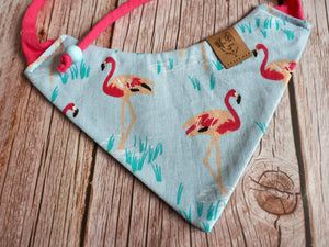 Katzenhalstuch - Katzenaccessoires - Flamingo - Flameowngo
