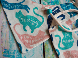 Katzenhalstuch - Katzenaccessoires - Herz - Meowtivate me