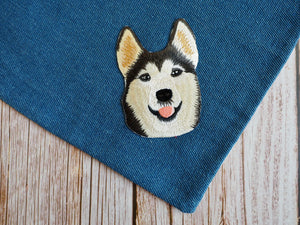 Hundehalstuch - Hundebandana - Pfötchen - Happy Husky