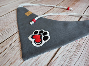 Hundehalstuch - Hundebandana - Pfötchen - I woof you!