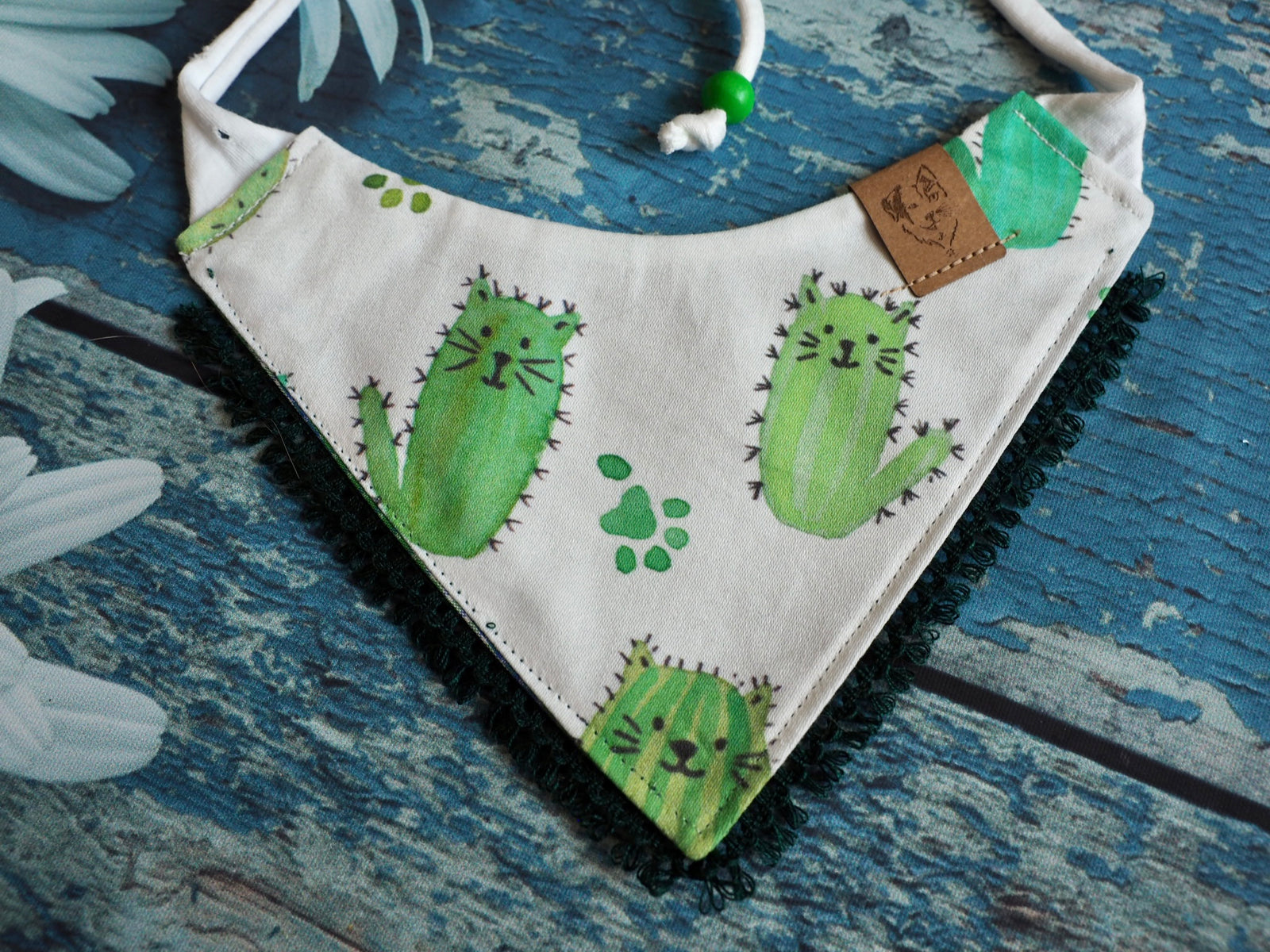 Katzenhalstuch - Katzenaccessoires - Kaktus - Catcus