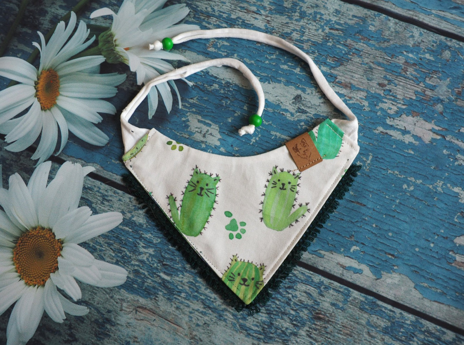 Katzenhalstuch - Katzenaccessoires - Kaktus - Catcus